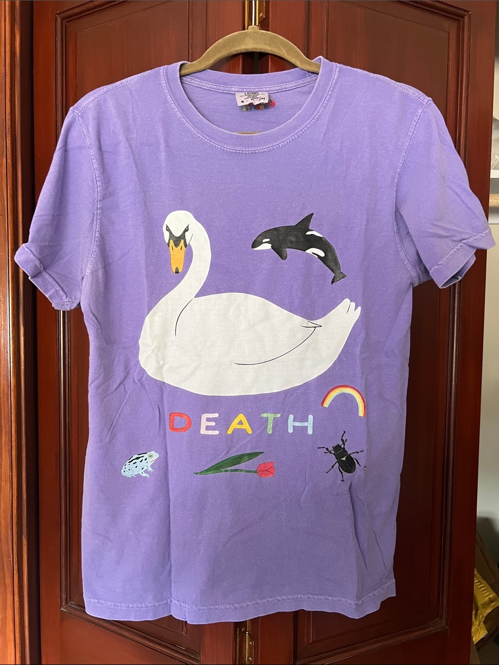 Lorien Stern purple Death shirt